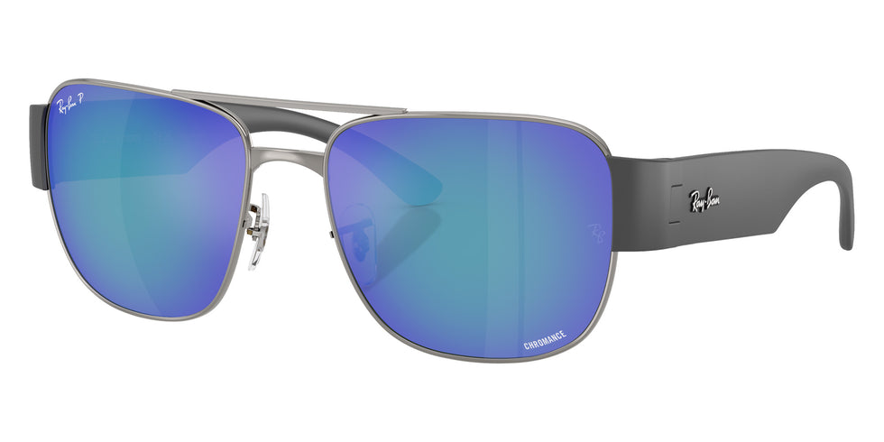Ray-Ban® RB3756CH RB3756CH 004/4L 59 Sunglasses - Sand Gray