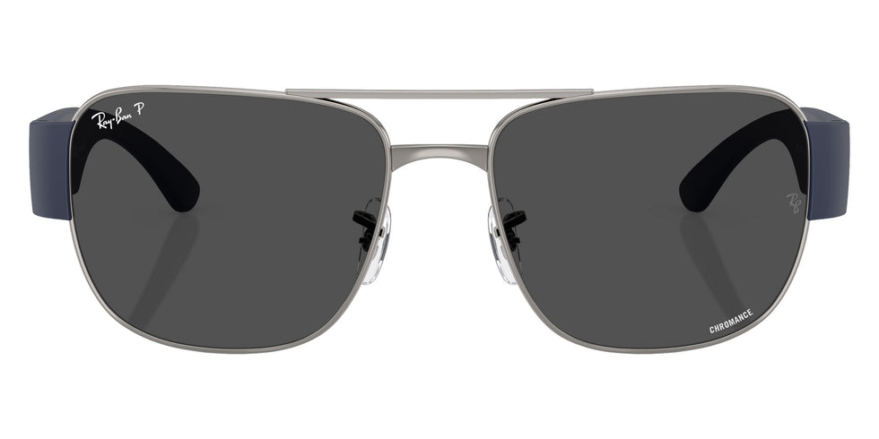 Ray-Ban® RB3756CH RB3756CH 004/K8 59 Sunglasses - Sand Dark Blue