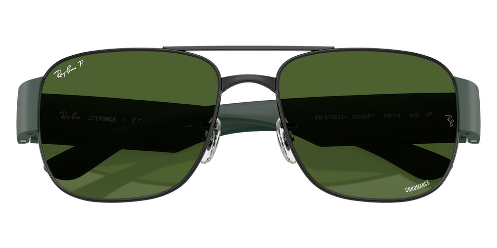 Ray-Ban® RB3756CH RB3756CH 9269P1 59 Sunglasses - Sand Black