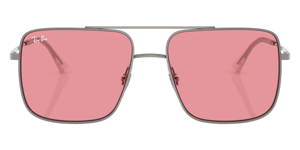 Ray-Ban® RB3758 RB3758 004/84 56 Sunglasses - Gunmetal