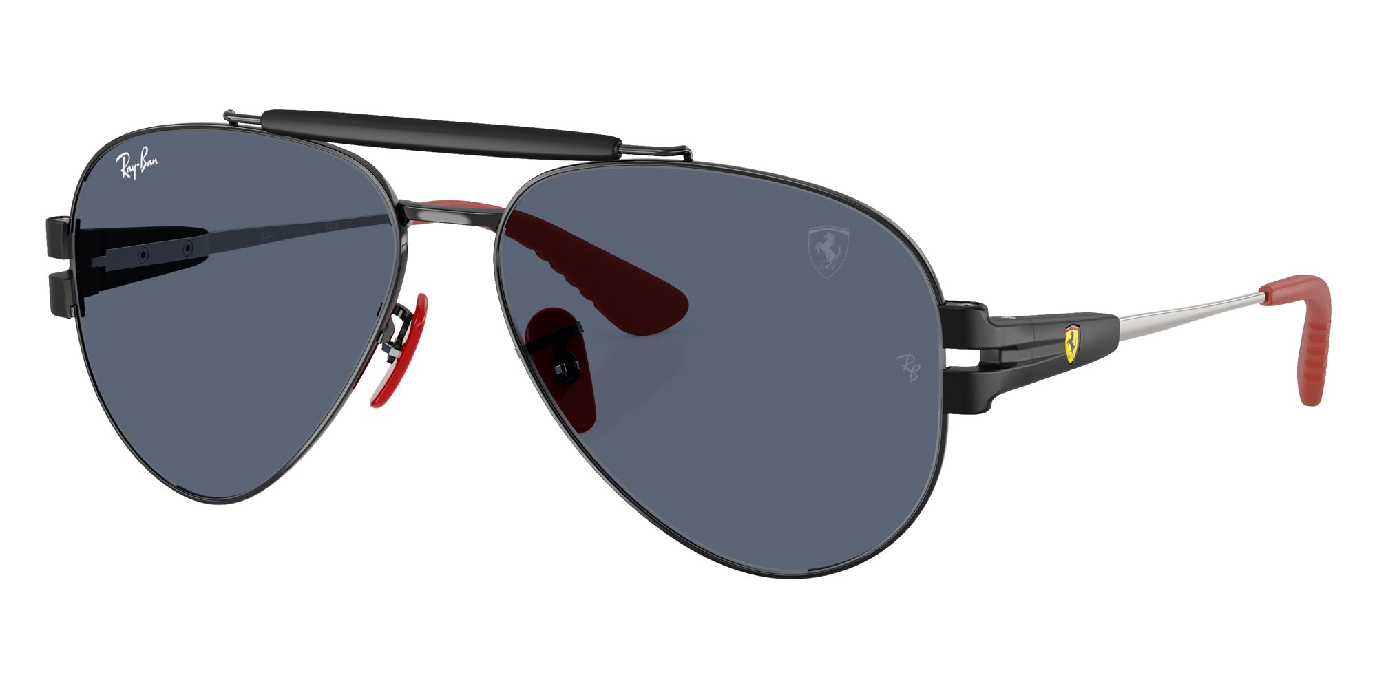 Ray-Ban® RB3762M RB3762M F00987 58 Sunglasses - Matte Black