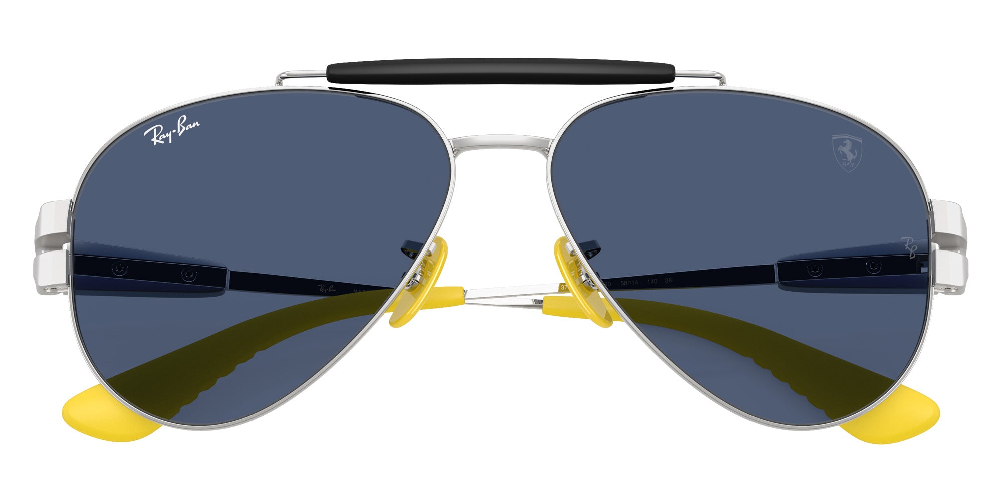 Ray-Ban® RB3762M RB3762M F06480 58 Sunglasses - Matte Silver