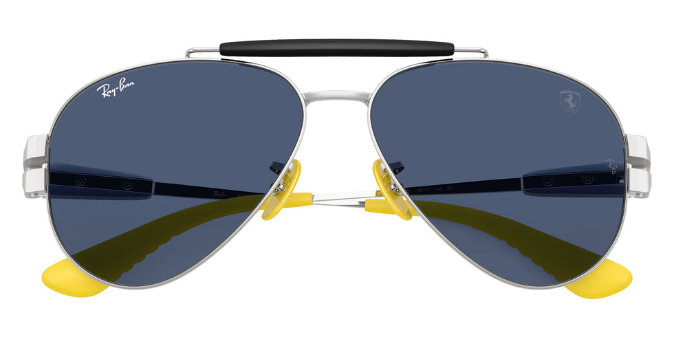 Ray-Ban® RB3762M RB3762M F06480 58 Sunglasses - Matte Silver