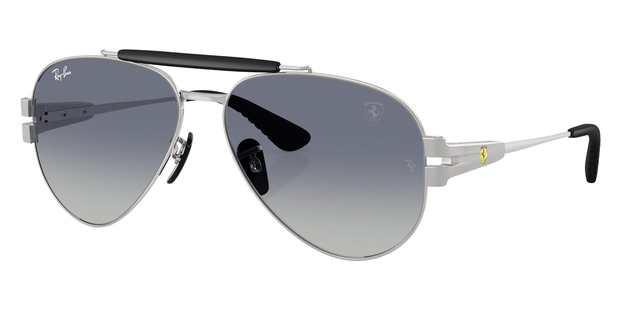 Ray-Ban® RB3762M RB3762M F1224L 58 Sunglasses - Matte Silver