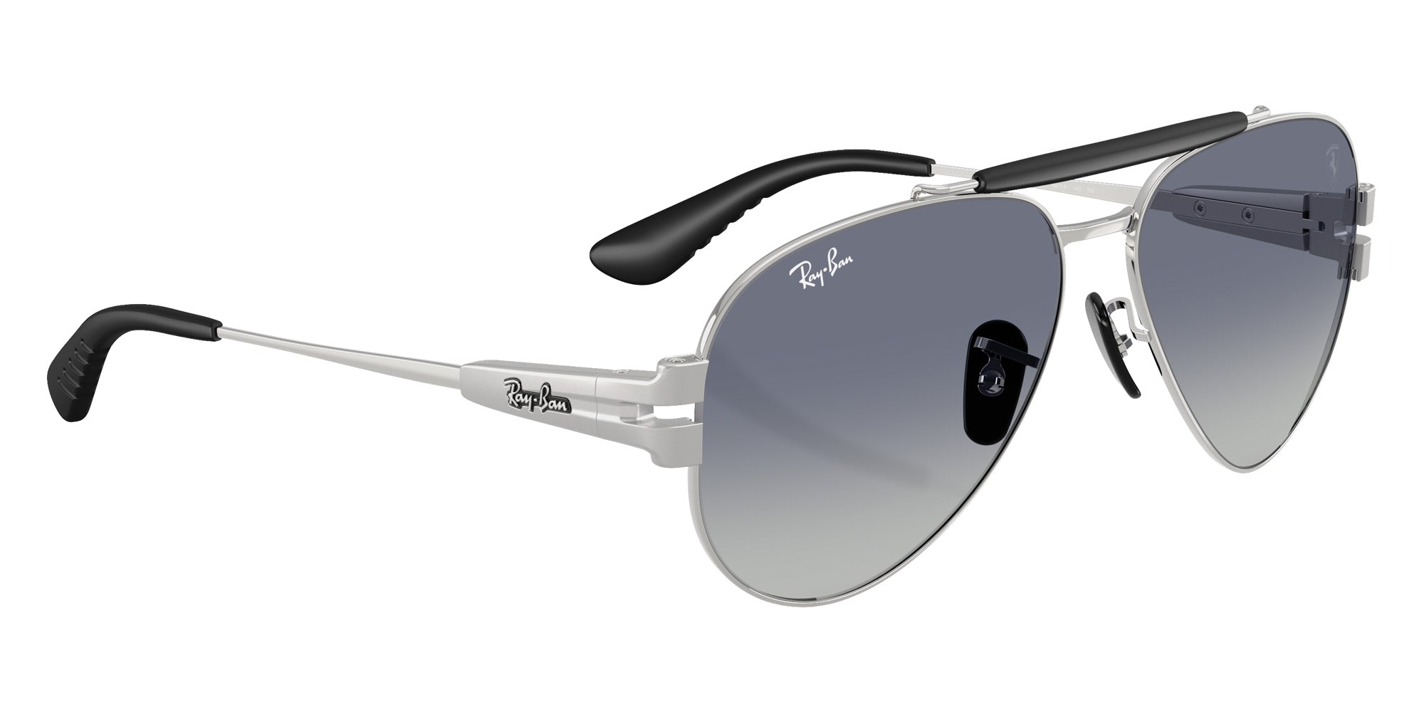 Ray-Ban® RB3762M RB3762M F1224L 58 Sunglasses - Matte Silver