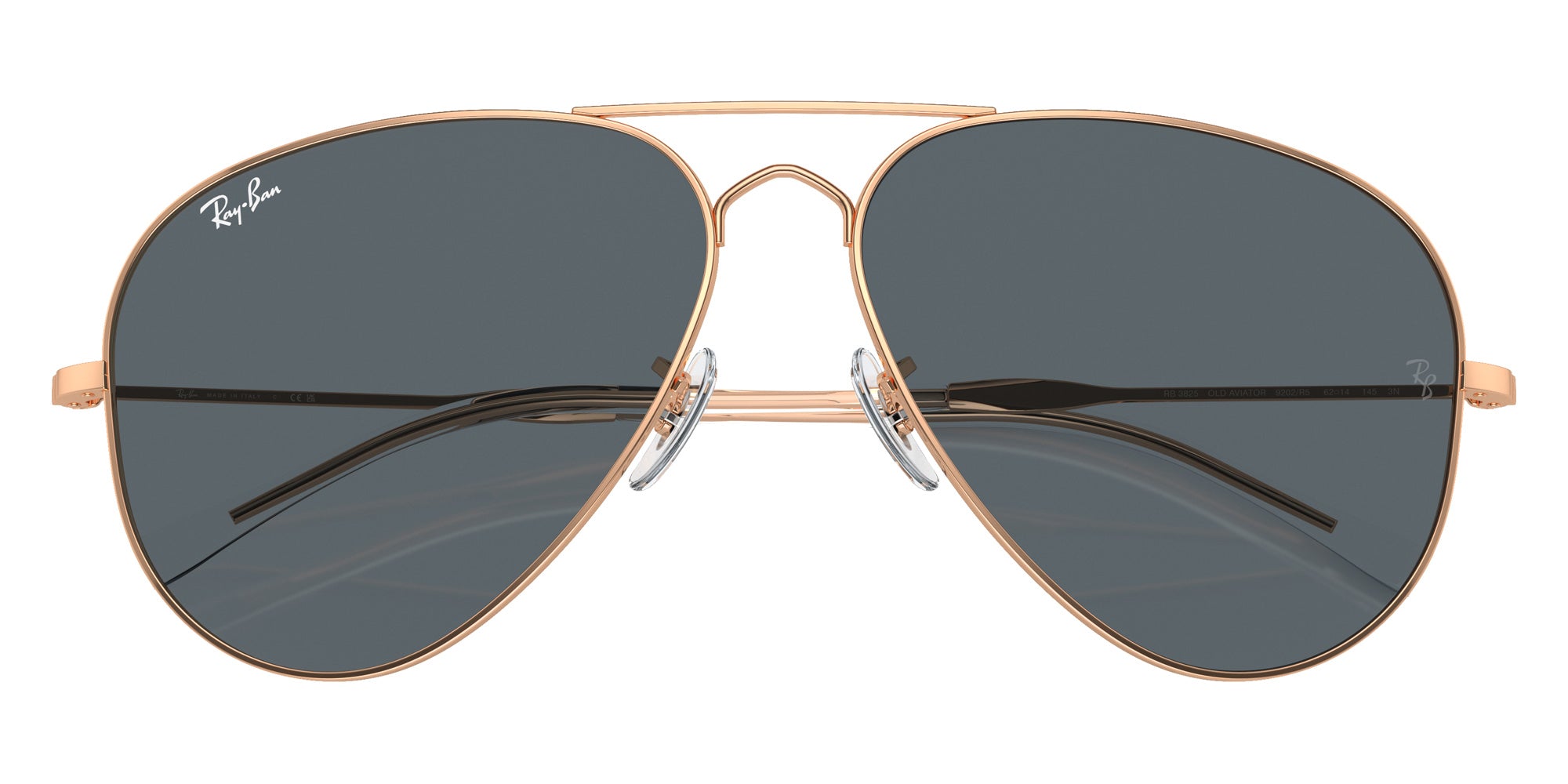 Ray-Ban® RB3825 RB3825 9202R5 62 Sunglasses - Rose Gold