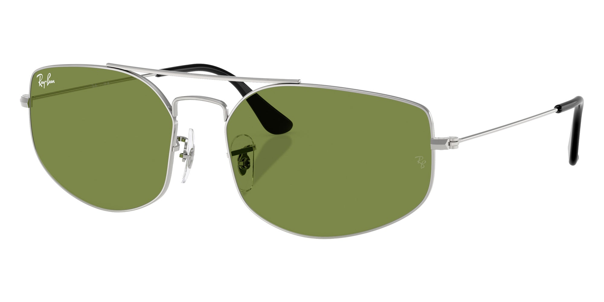 Ray-Ban® RB3845 RB3845 003/4E 60 Sunglasses - Silver