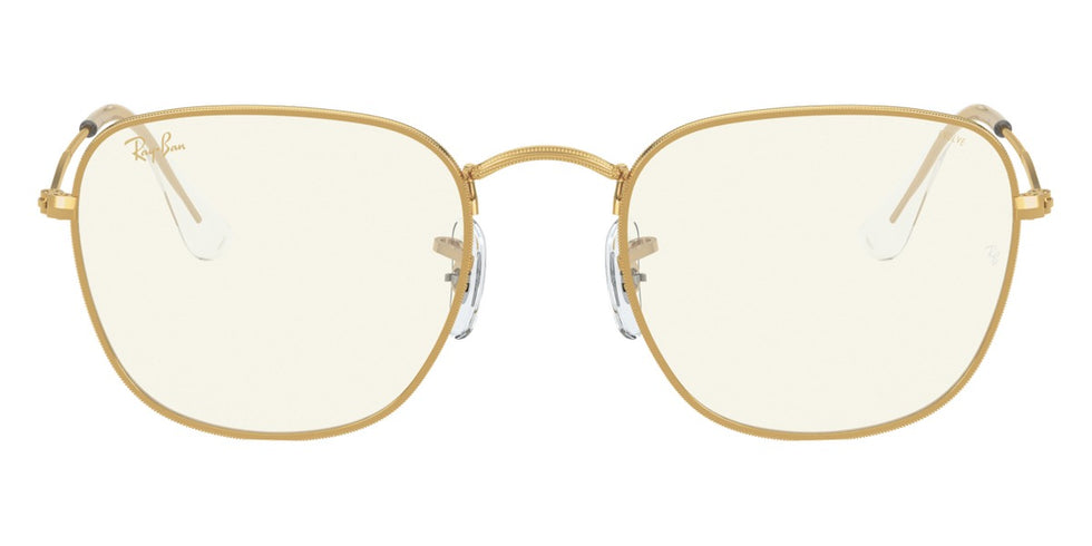 Ray-Ban® Frank RB3857 RB3857 91984E 51 - Silver with Bottle Green lenses Sunglasses