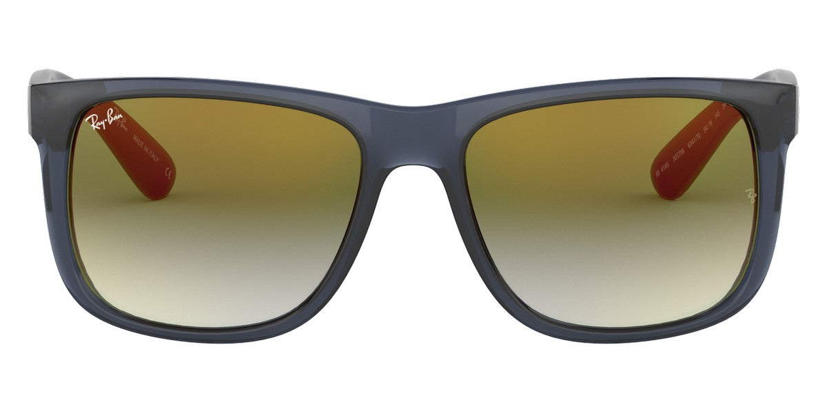 Ray-Ban® Justin RB4165 RB4165 659413 51 - Transparent Light Brown with Gradient Brown lenses Sunglasses