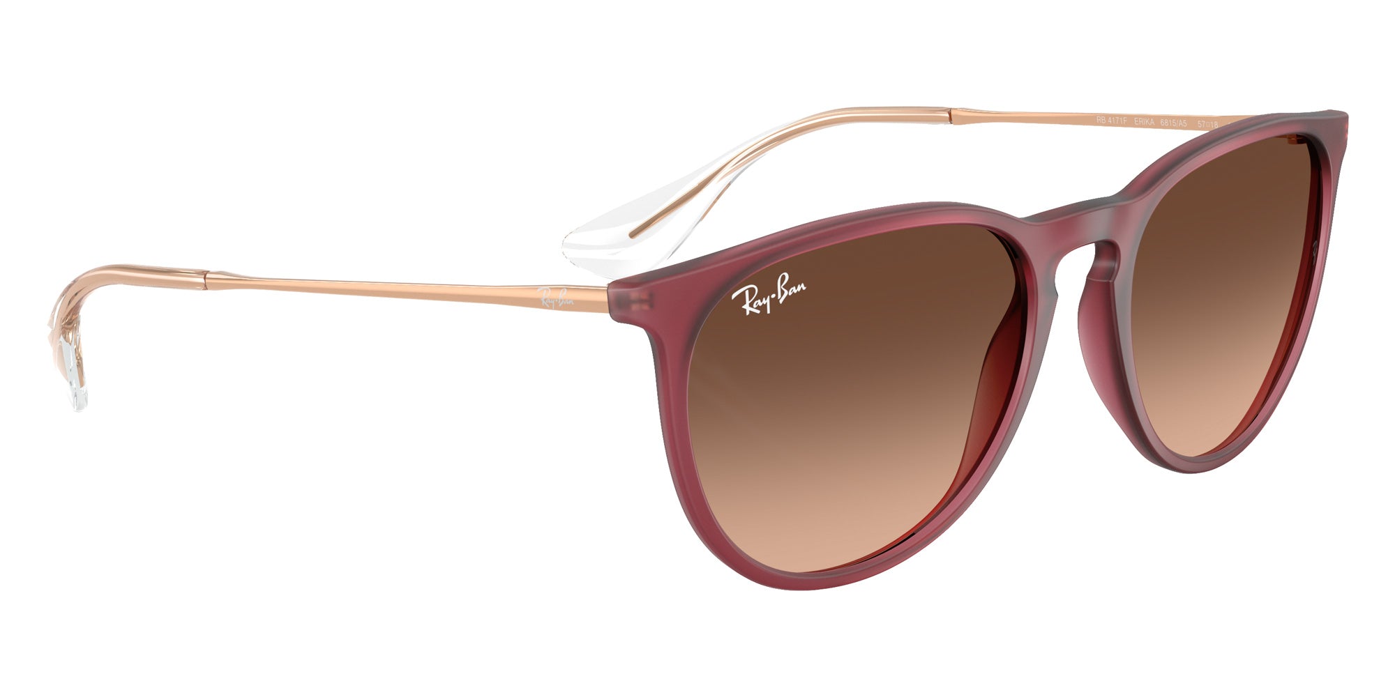 Ray-Ban® RB4171F RB4171F 6815A5 57 Sunglasses - Rubber Violet