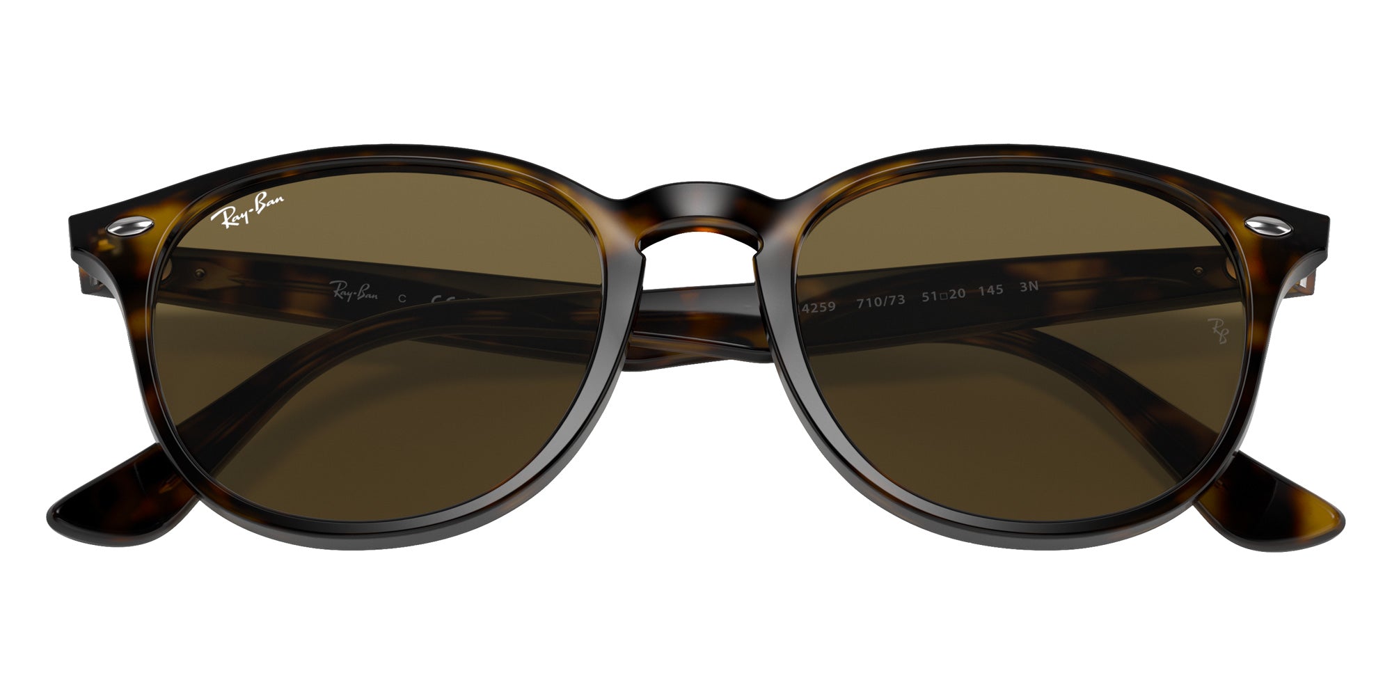 Ray-Ban® RB4259 RB4259 710/73 51 Sunglasses - Light Havana