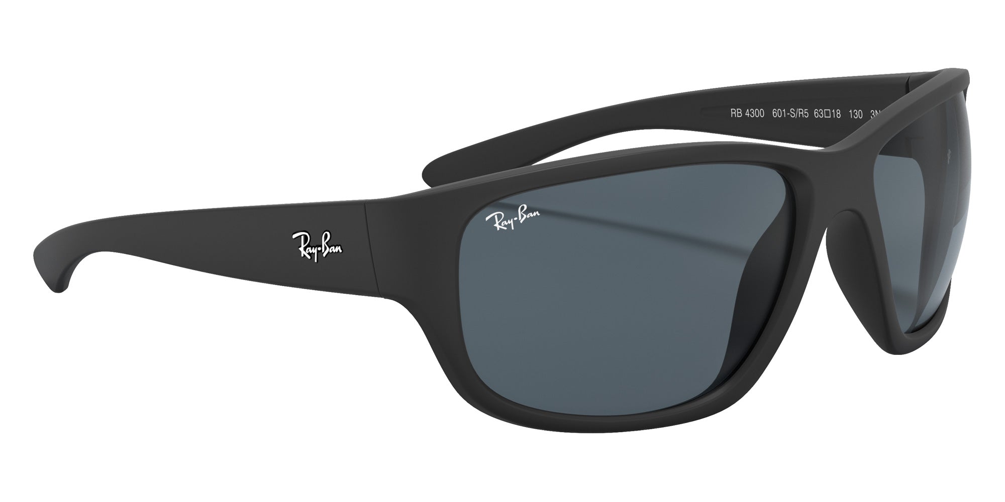 Ray-Ban® RB4300 RB4300 601SR5 63 Sunglasses - Black