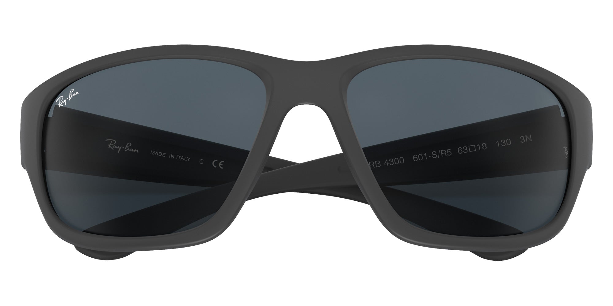 Ray-Ban® RB4300 RB4300 601SR5 63 Sunglasses - Black