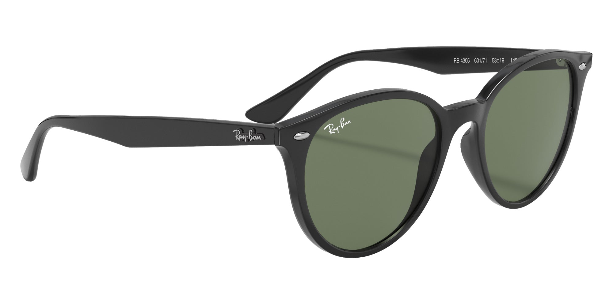 Ray-Ban® RB4305 RB4305 601/71 53 Sunglasses - Black