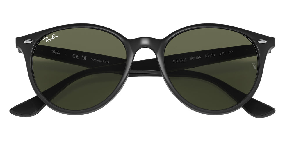 Ray-Ban® RB4305 RB4305 601/9A 53 Sunglasses - Black