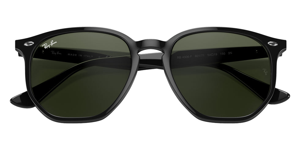 Ray-Ban® RB4306F RB4306F 601/71 54 Sunglasses - Black