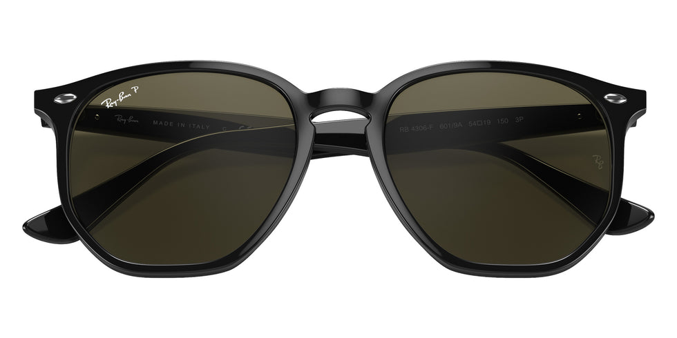 Ray-Ban® RB4306F RB4306F 601/9A 54 Sunglasses - Black