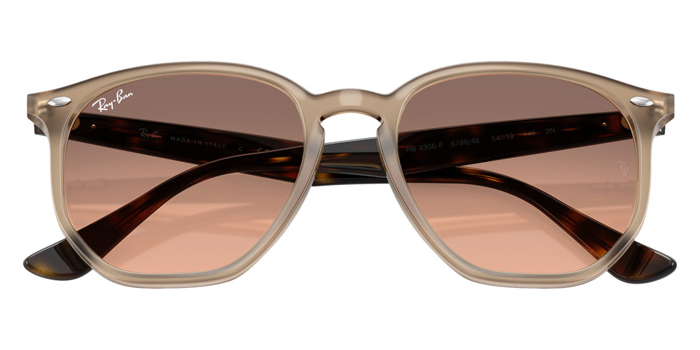 Ray-Ban® RB4306F RB4306F 678846 54 Sunglasses - Havana
