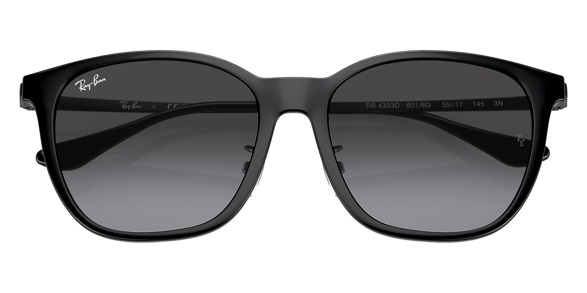 Ray-Ban® RB4333D RB4333D 601/8G 55 Sunglasses - Black