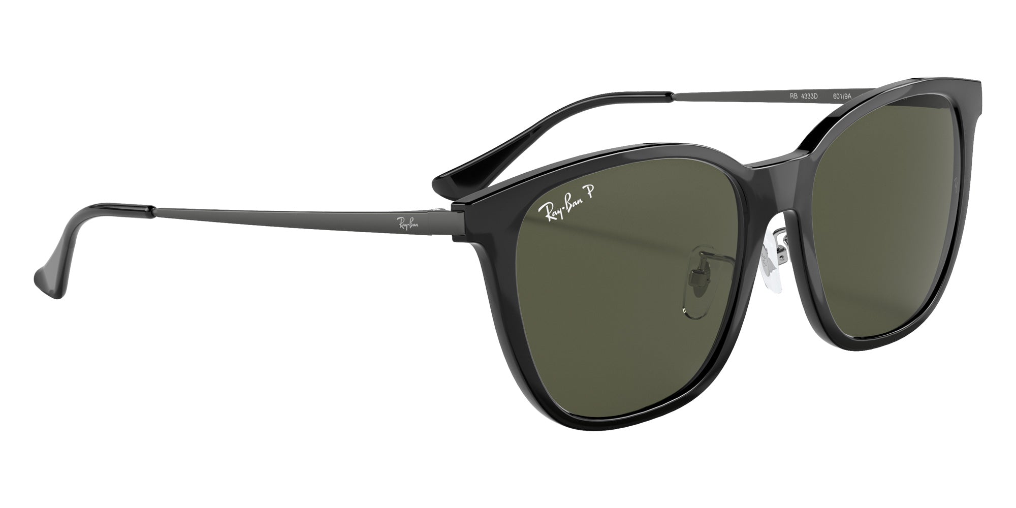 Ray-Ban® RB4333D RB4333D 601/9A 55 Sunglasses - Black