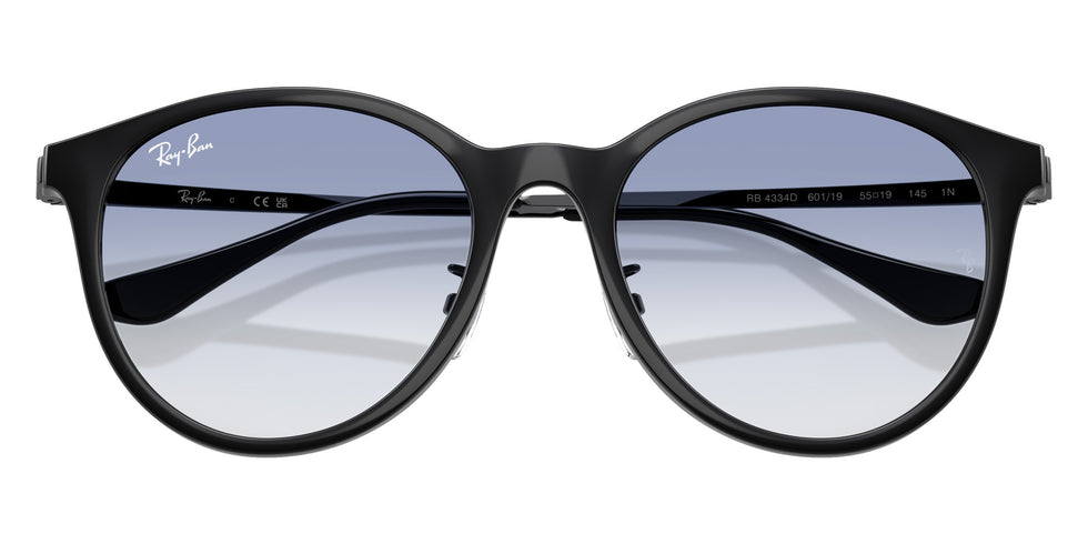Ray-Ban® RB4334D RB4334D 601/19 55 Sunglasses - Black