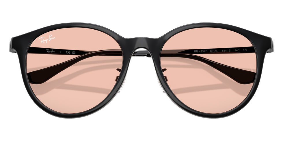 Ray-Ban® RB4334D RB4334D 601/5 55 Sunglasses - Black