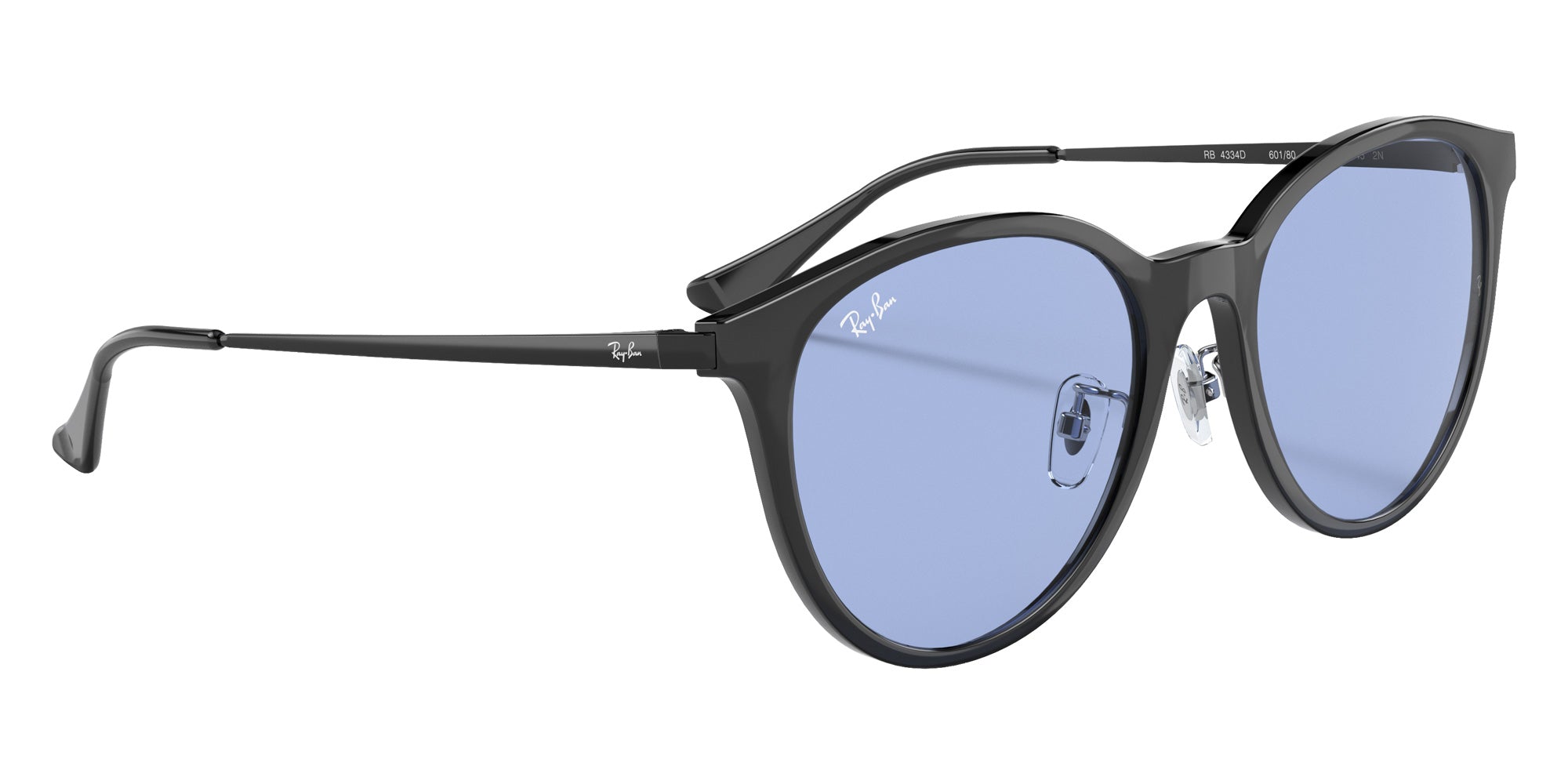 Ray-Ban® RB4334D RB4334D 601/80 55 Sunglasses - Black