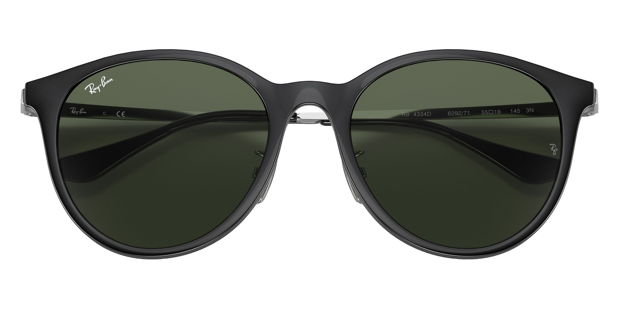 Ray-Ban® RB4334D RB4334D 629271 55 Sunglasses - Gray