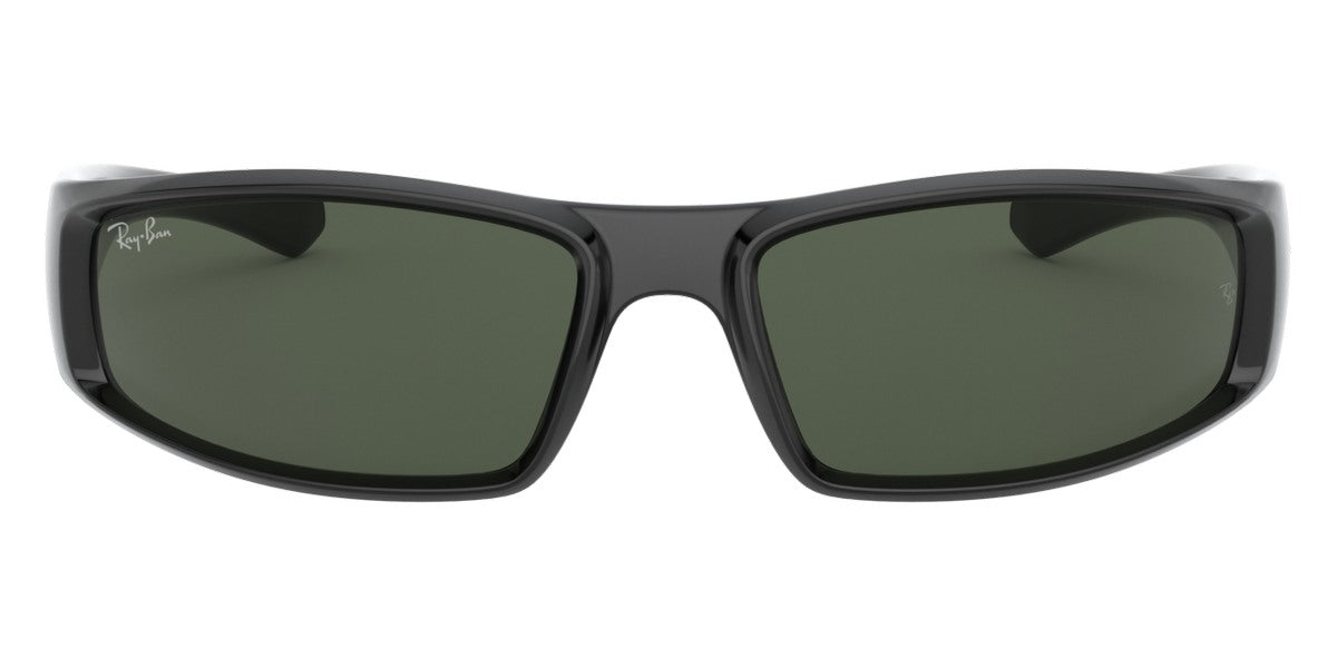 Ray-Ban® RB4335 RB4335 601/71 58 - Black with Dark Green lenses Sunglasses