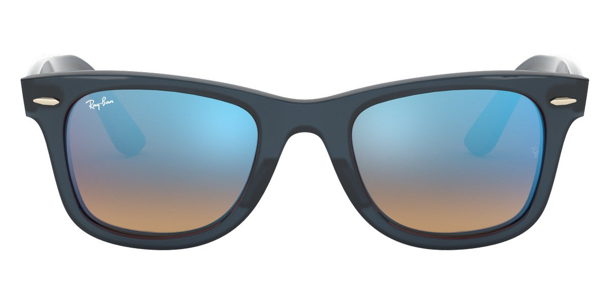 Ray-Ban® Wayfarer Ease RB4340 RB4340 62324O 50 - Blue with Brown Gradient Mirrored Blue lenses Sunglasses