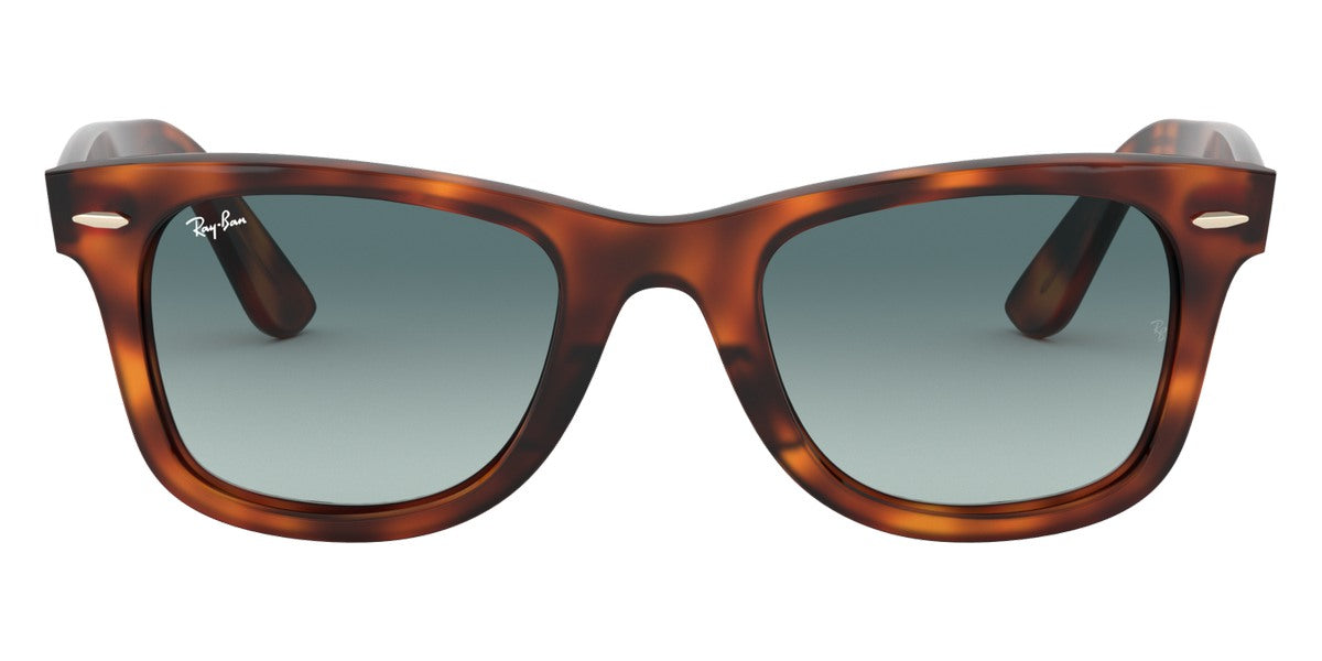 Ray-Ban® Wayfarer Ease RB4340 RB4340 63973M 50 - Red Havana with Blue Gradient Gray lenses Sunglasses