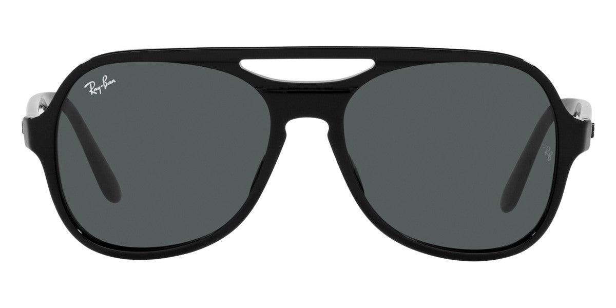 Ray-Ban® Powderhorn RB4357 RB4357 601/B1 58 - Black with Dark Gray lenses Sunglasses