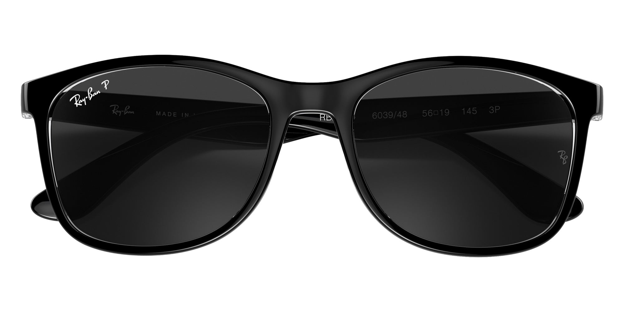 Ray-Ban® RB4374 RB4374 603948 56 Sunglasses - Black