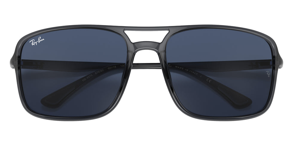 Ray-Ban® RB4375 RB4375 876/80 60 Sunglasses - Gray