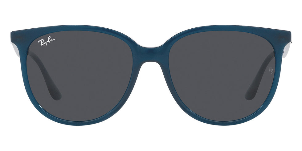 Ray-Ban® RB4378F RB4378F 669487 54 - Opal Blue with Dark Gray lenses Sunglasses