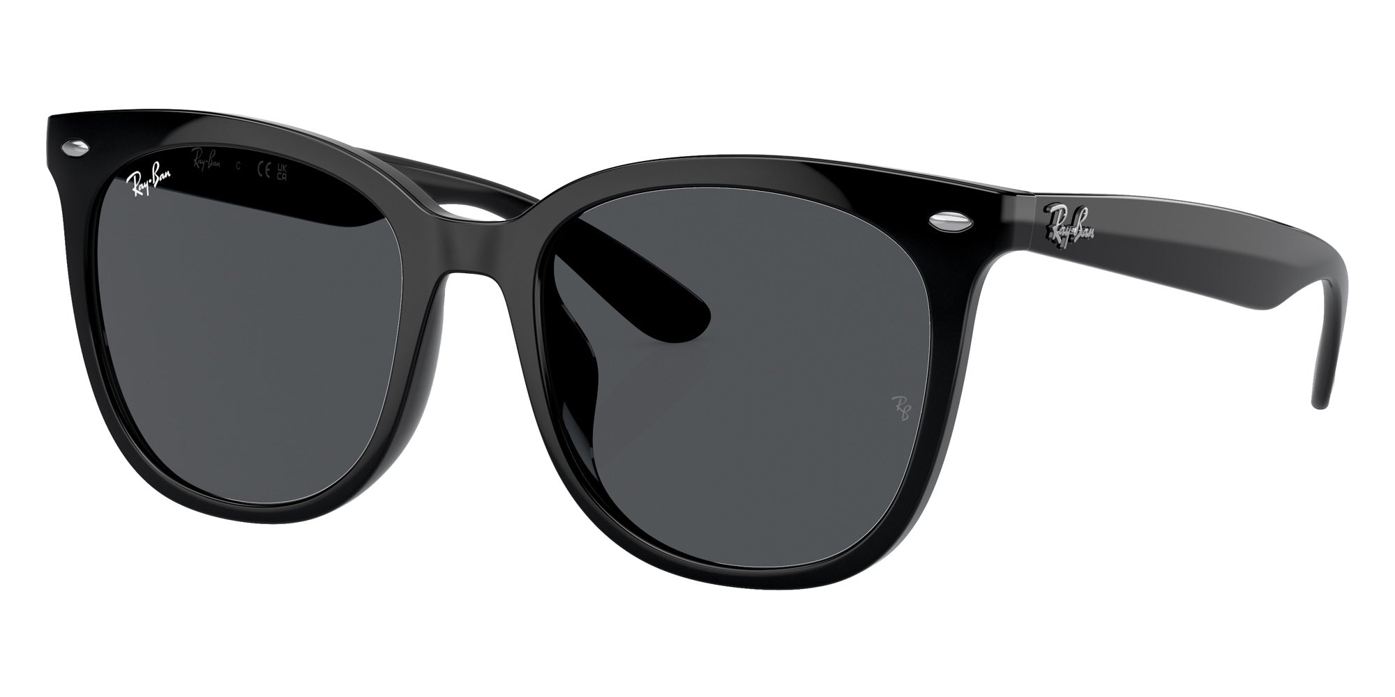 Ray-Ban® RB4379D RB4379D 601/87 55 Sunglasses - Black