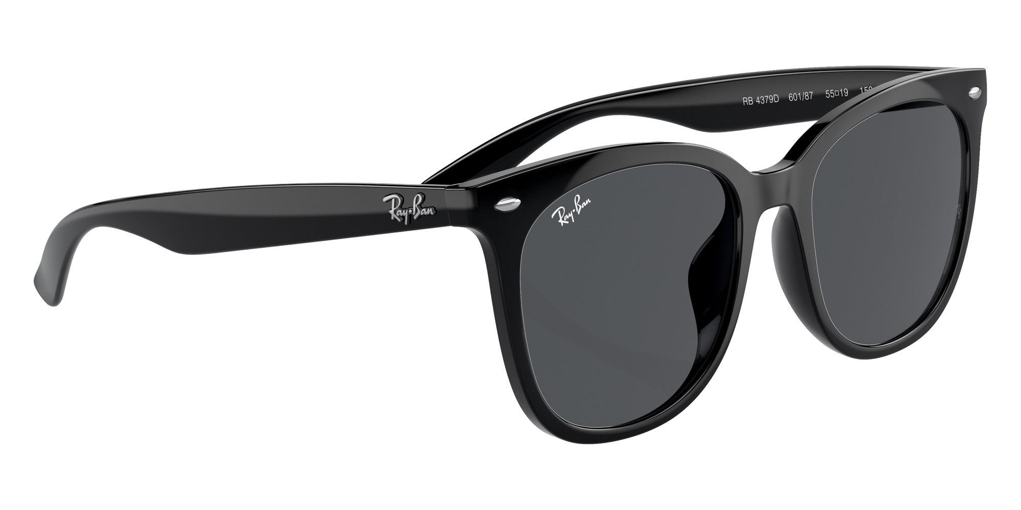 Ray-Ban® RB4379D RB4379D 601/87 55 Sunglasses - Black