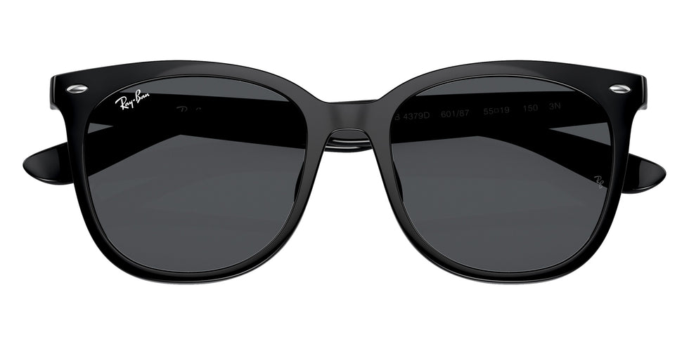 Ray-Ban® RB4379D RB4379D 601/87 55 Sunglasses - Black