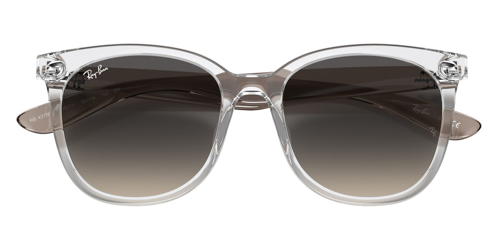 Ray-Ban® RB4379D RB4379D 659811 55 Sunglasses - Transparent Gray
