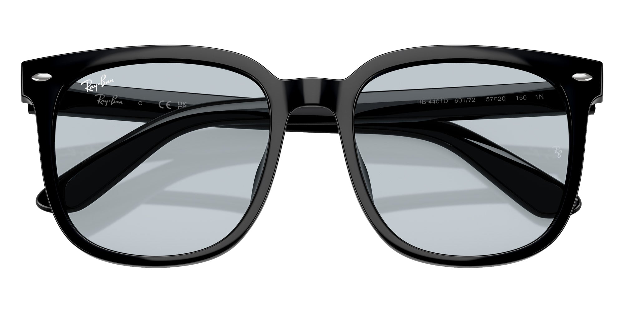 Ray-Ban® RB4401D RB4401D 601/72 57 Sunglasses - Black