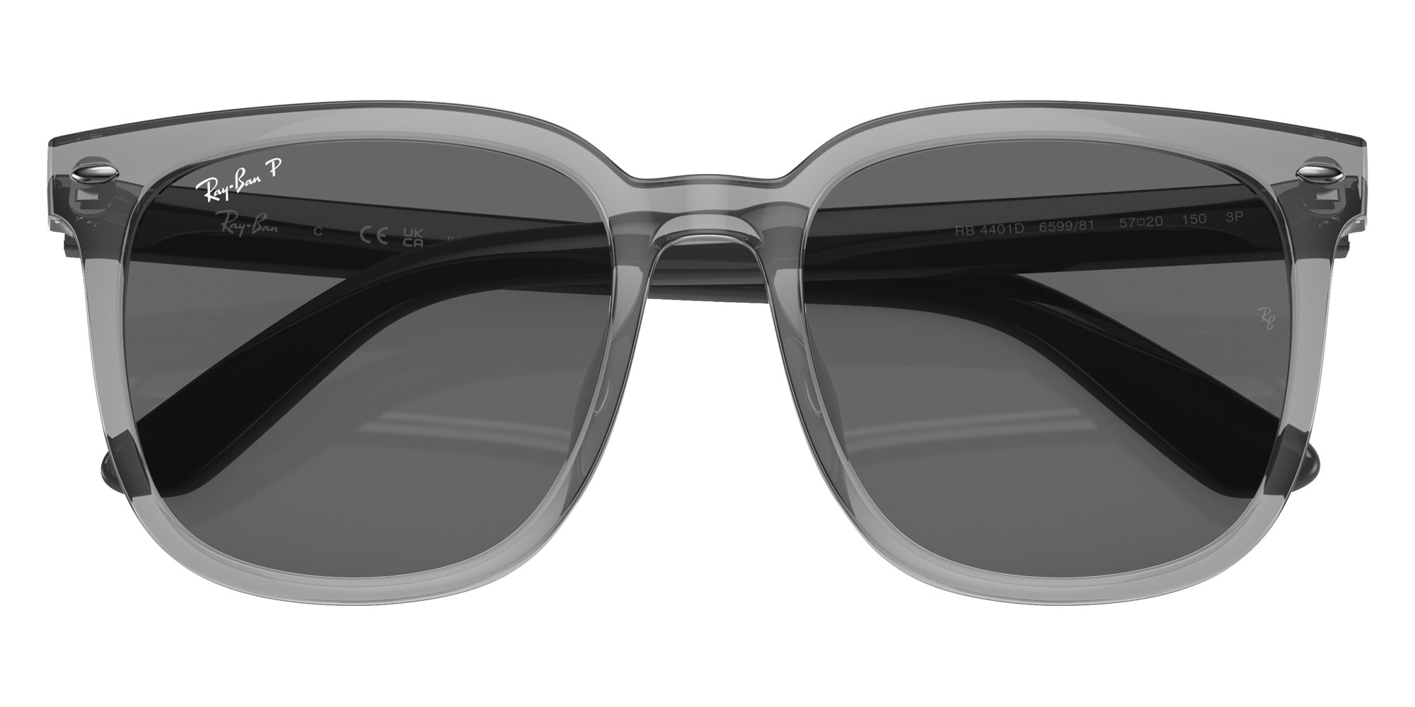 Ray-Ban® RB4401D RB4401D 659981 57 Sunglasses - Gray