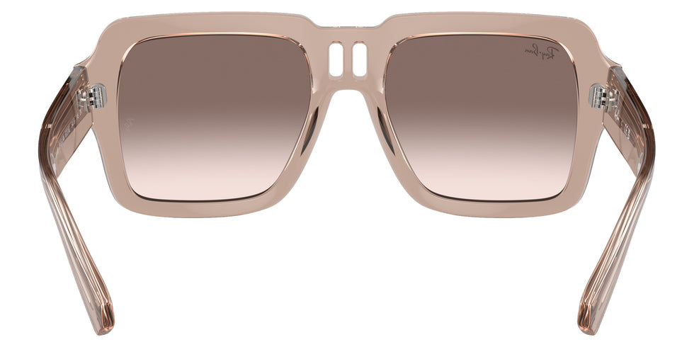 Ray-Ban® RB4408 RB4408 67278Z 54 Sunglasses - Transparent Light Brown