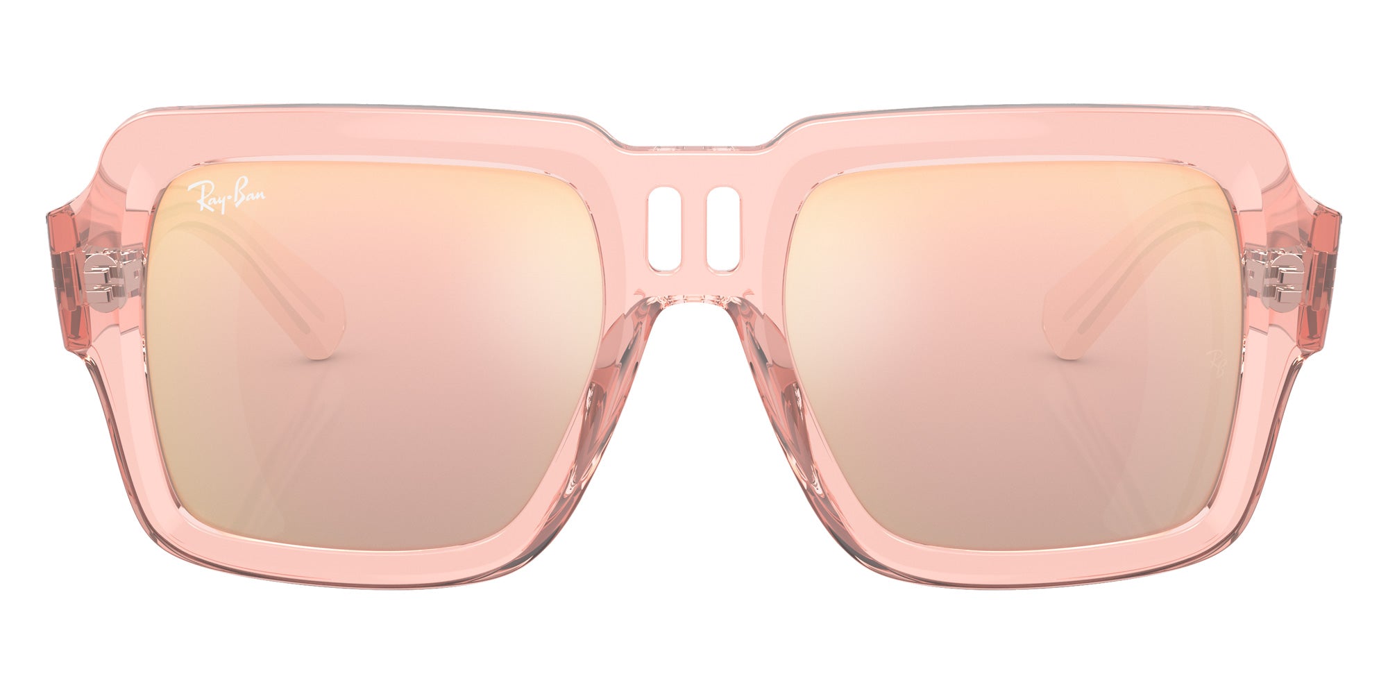 Ray-Ban® RB4408 RB4408 67286X 54 Sunglasses - Transparent Pink