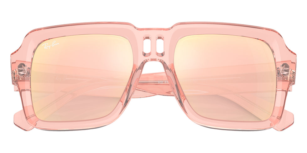 Ray-Ban® RB4408 RB4408 67286X 54 Sunglasses - Transparent Pink