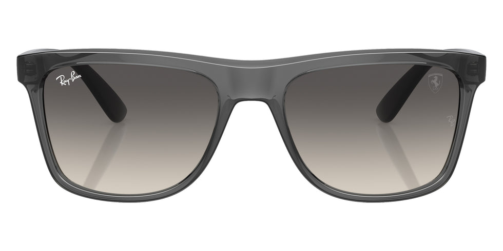 Ray-Ban® RB4413M RB4413M F69111 57 Sunglasses - Transparent Gray