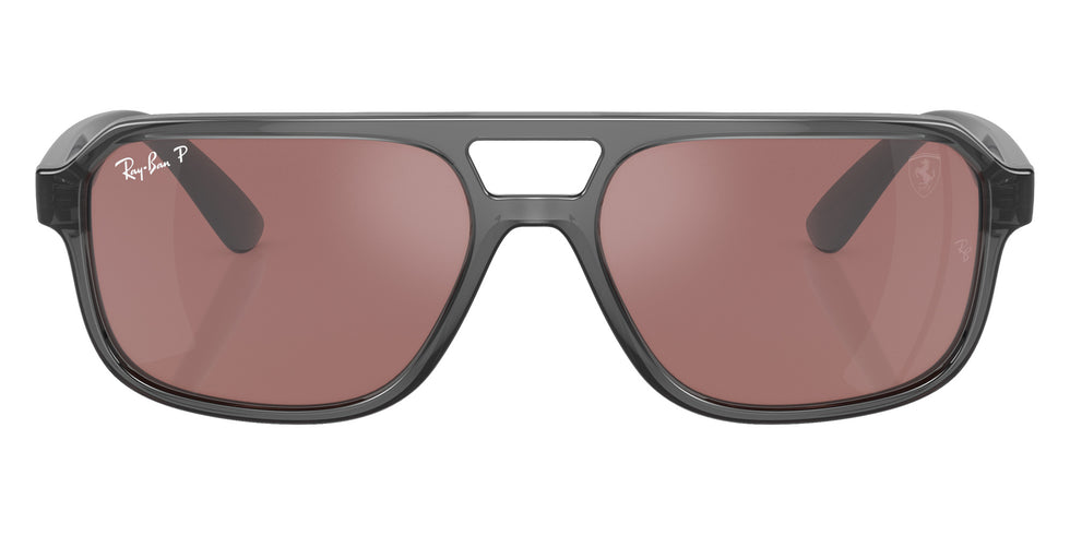 Ray-Ban® RB4414M RB4414M F691H2 58 Sunglasses - Transparent Gray