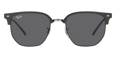 Ray-Ban® NEW CLUBMASTER 0RB4416 RB4416 6653B1 53 - Gray on Black with Dark Gray lenses Sunglasses