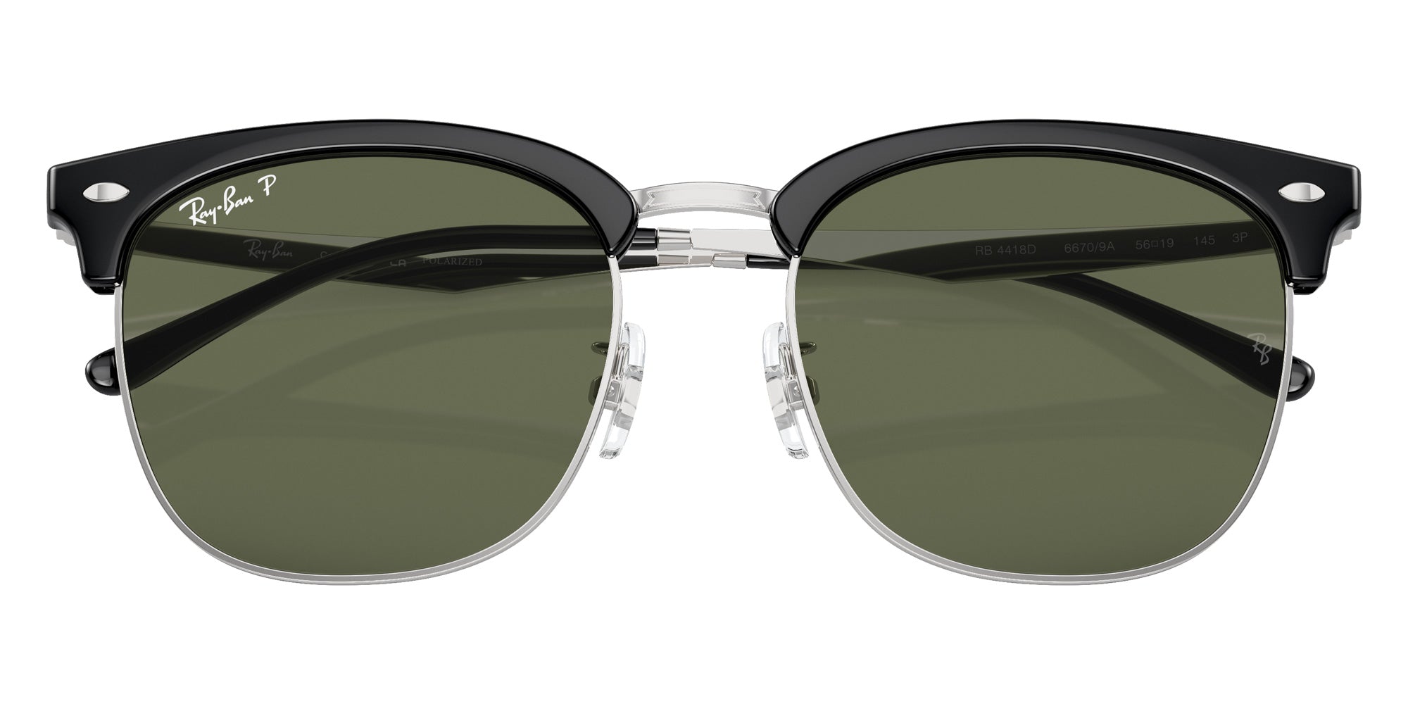 Ray-Ban® RB4418D RB4418D 66709A 56 Sunglasses - Silver