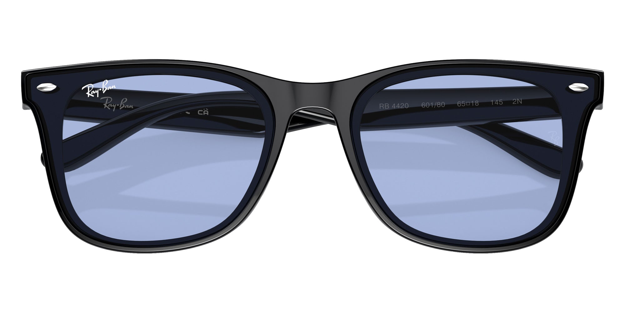 Ray-Ban® RB4420 RB4420 601/80 65 Sunglasses - Black