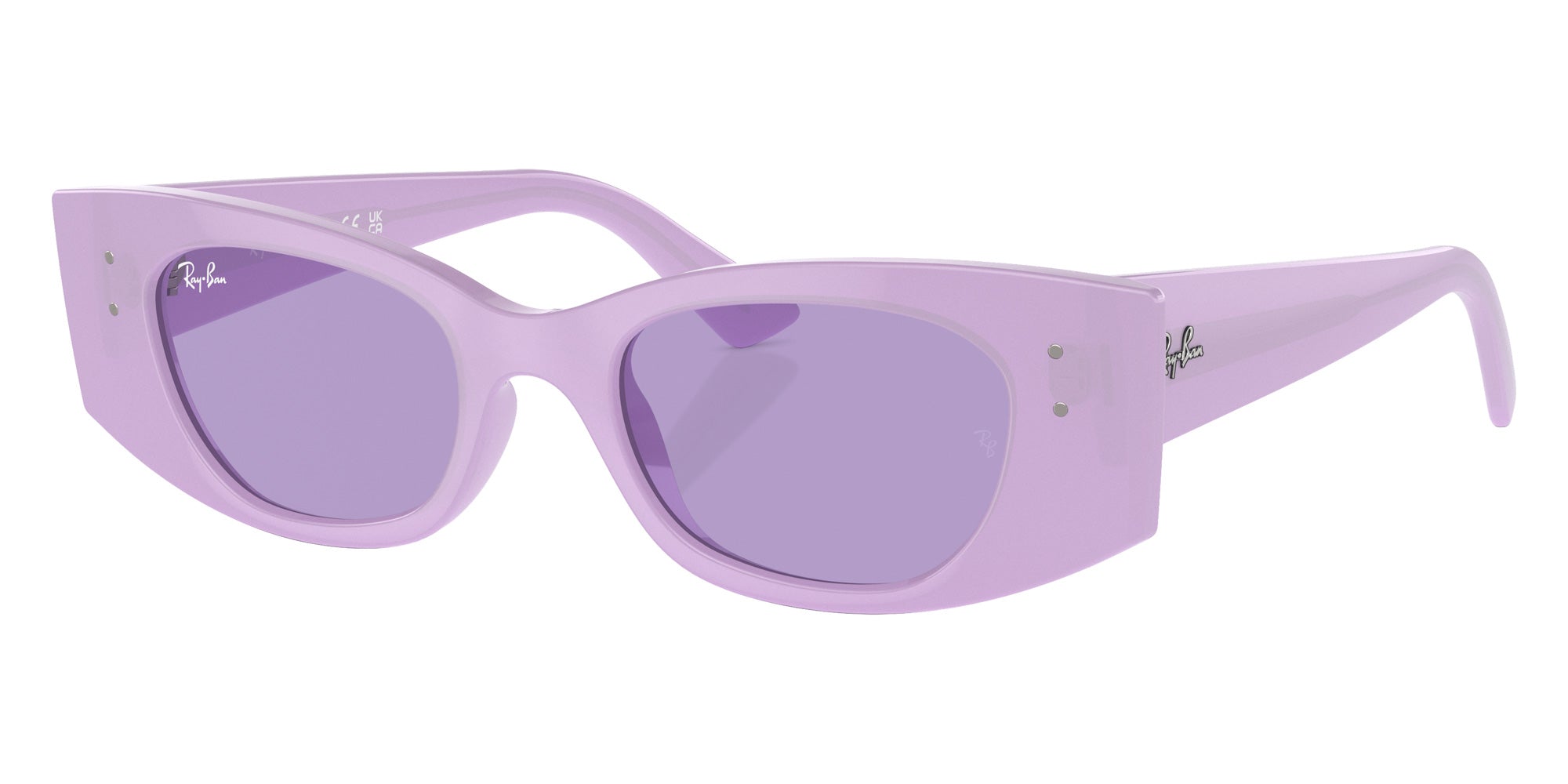 Ray-Ban® RB4427 RB4427 67581A 49 Sunglasses - Lilac